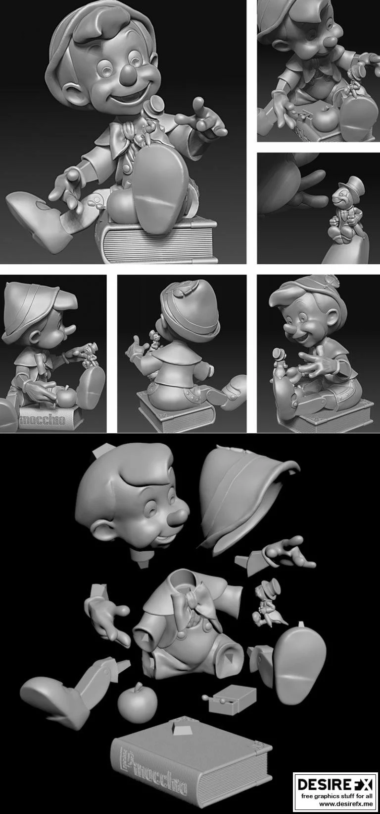 Pinocchio 3D打印模型|Pinocchio