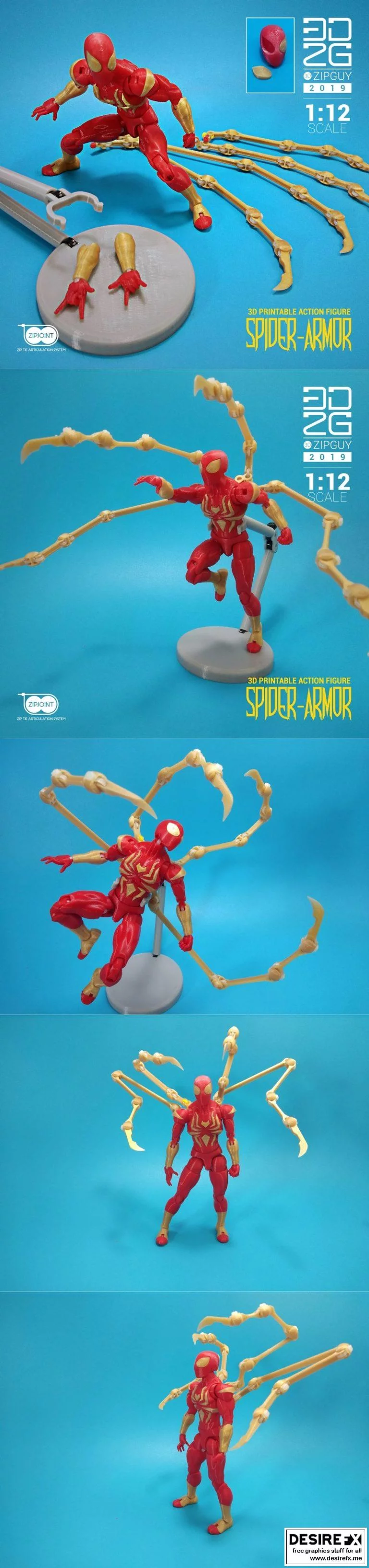 蜘蛛侠装甲升级包 3D打印模型|Spider armor upgrade pack