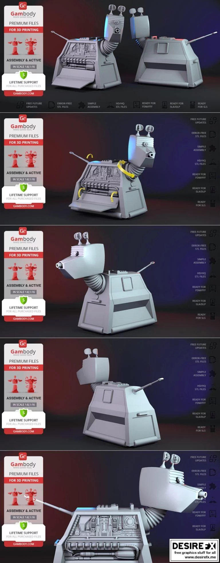 K9 Mark 3D打印模型：动漫角色精细复刻|K9 Mark