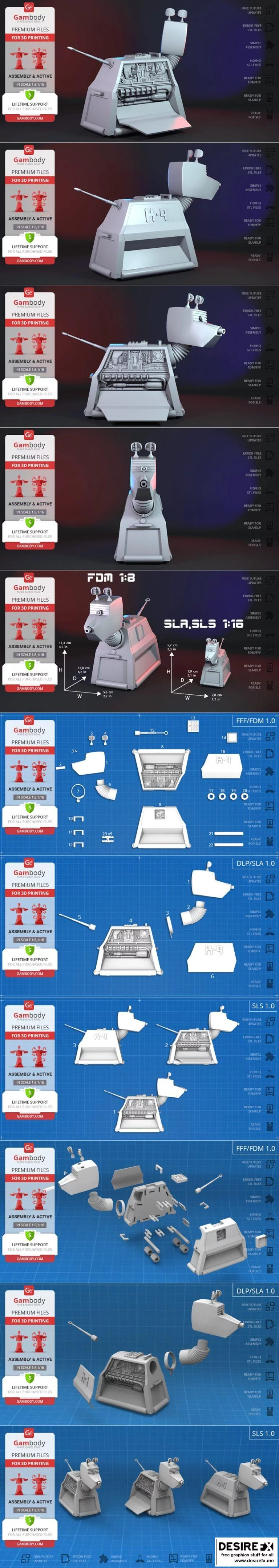 K9 Mark 3D打印模型：动漫角色精细复刻|K9 Mark