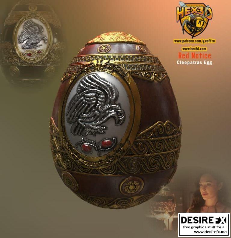 红警：克里奥帕特拉的蛋 3D打印模型|Red Notice – Cleopatras Egg