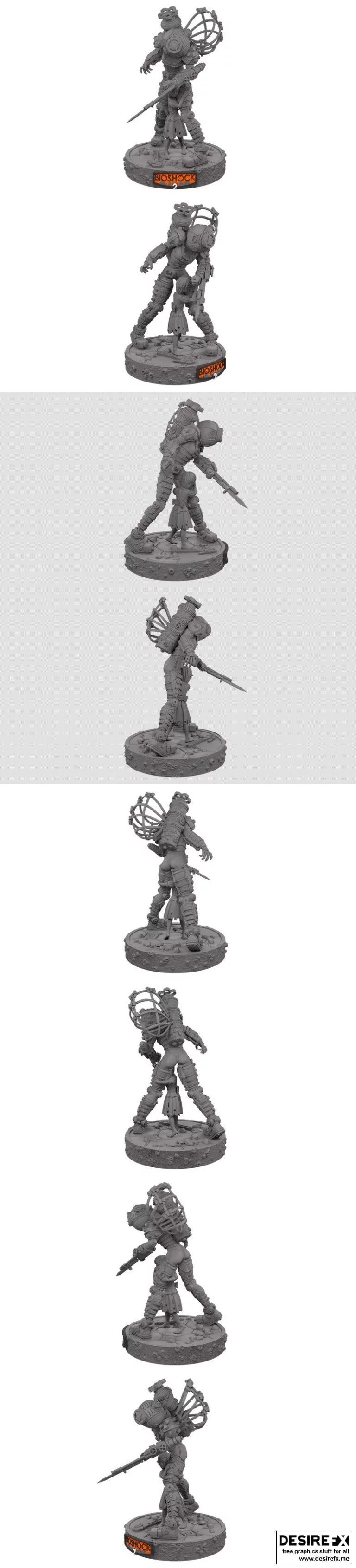 碧血狂杀2 小妹模型|Eleanor Lamb and Little Sister – Bioshock 2