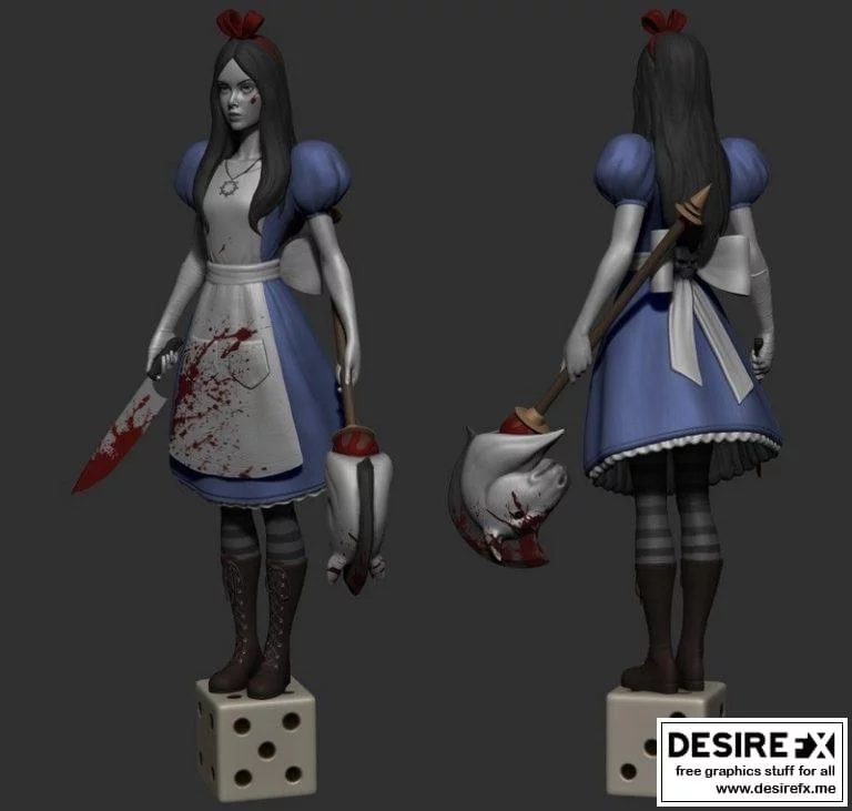 Alice Madness 3D打印模型|Alice Madness Returns