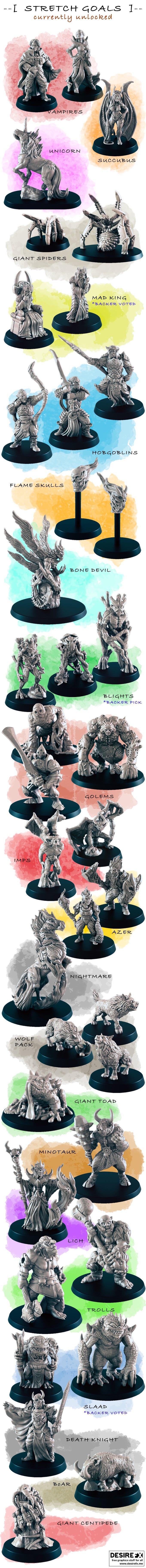 Beast & Baddies 3D打印模型集|Beast & Baddies