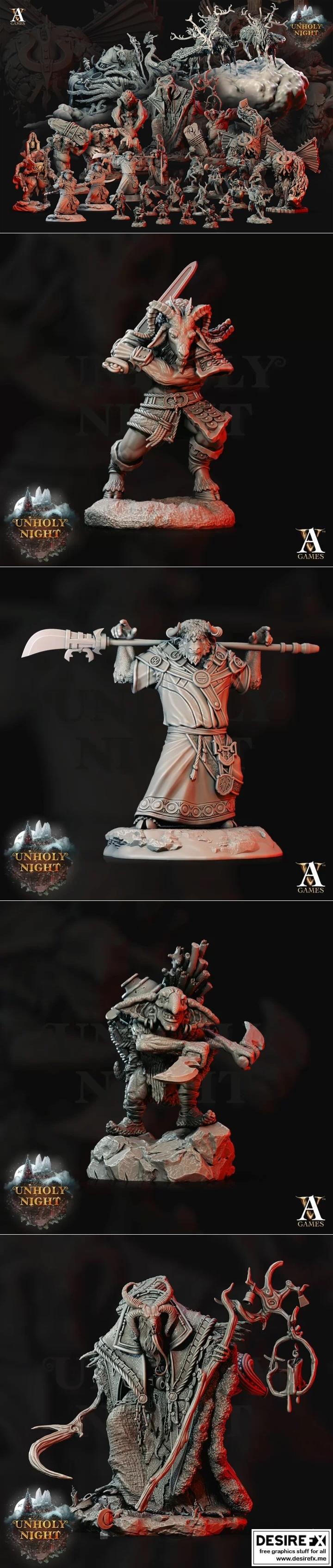 不详之夜：3D打印模型集萃|Unholy Night