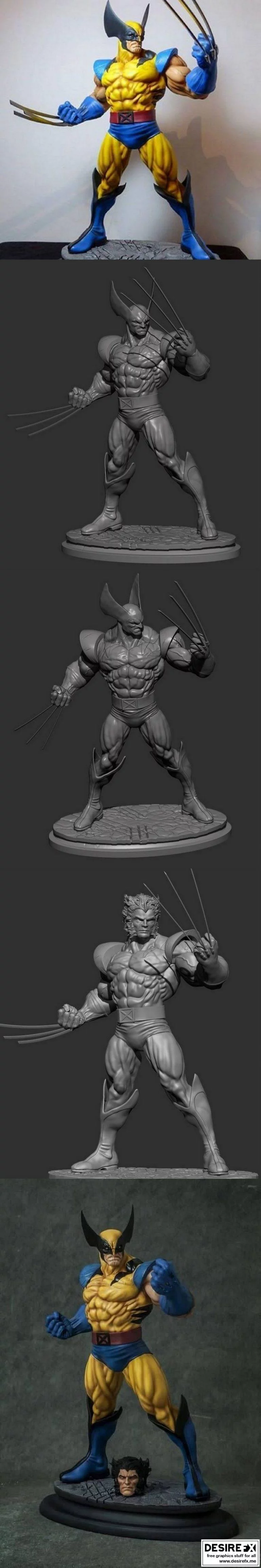 动漫《 Wolverine》角色模型3D打印版|Wolverine