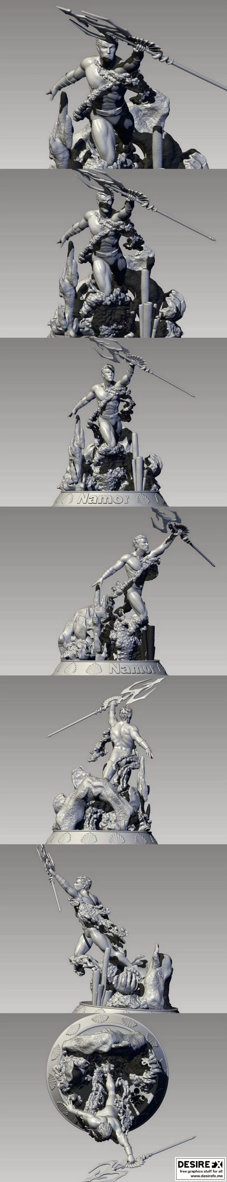 漫威-尼克·弗瑞-3D打印模型|Marvel – Namor