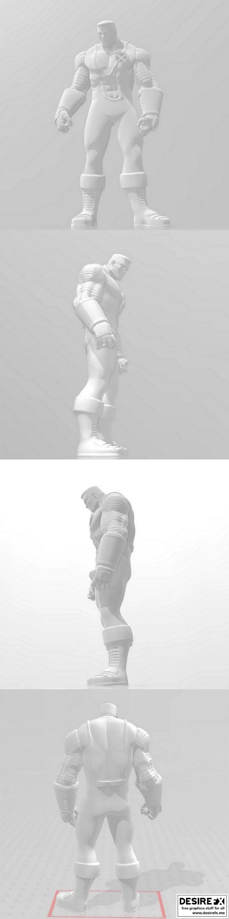 漫威-金刚狼-3D打印模型|Marvel – Colossus Statue