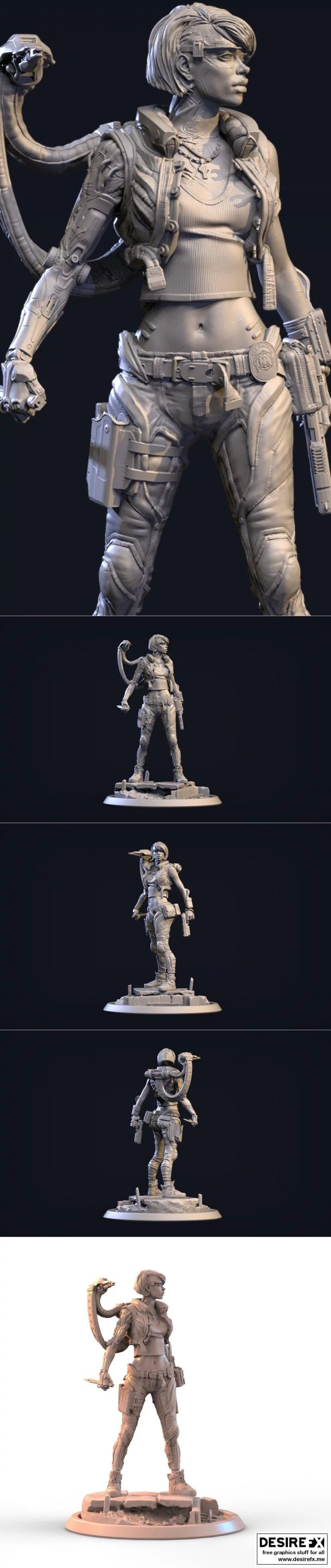 安娜中的世界：3D打印角色模型集|Anna