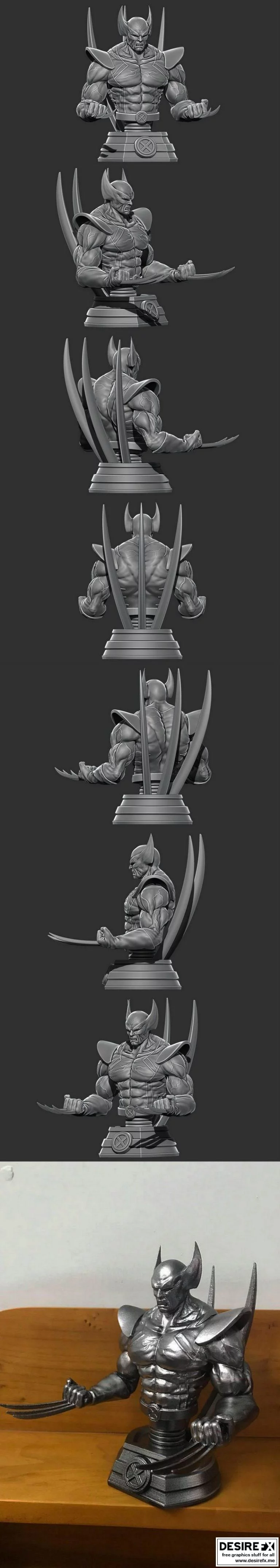 金刚狼立体模型|Wolverine Bust