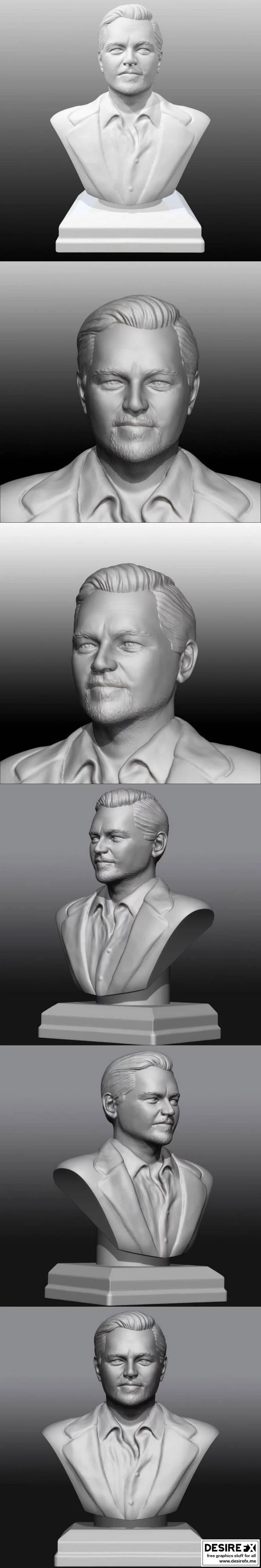 莱昂纳多·迪卡普里奥《泰坦尼克号》3D打印模型|Leonardo Dicaprio’s Bust