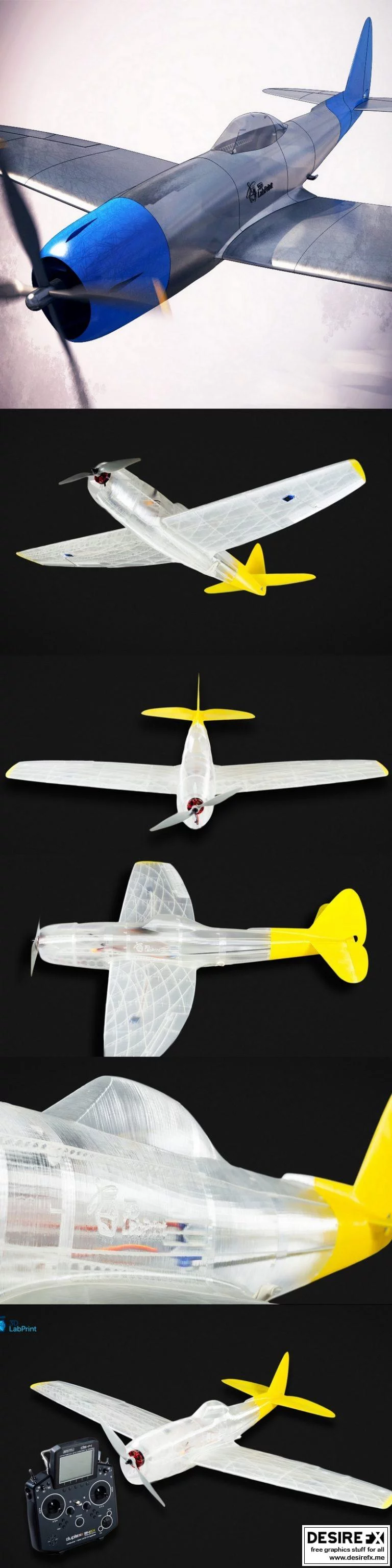 P47 N-15 雷霆之击 3D打印模型|P47 N-15 Thunderbolt