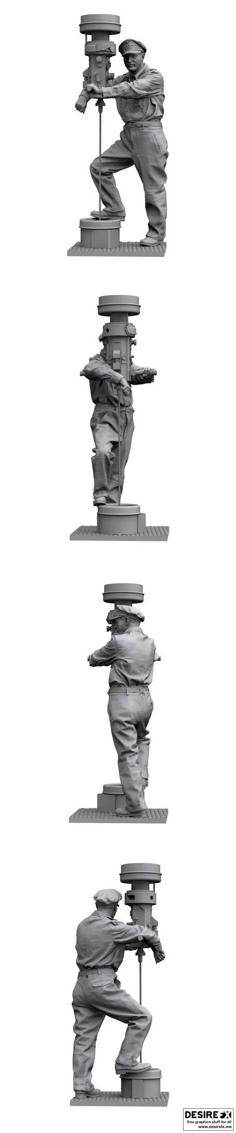 UBoot司令官 3D打印模型|U Boot Kommandant