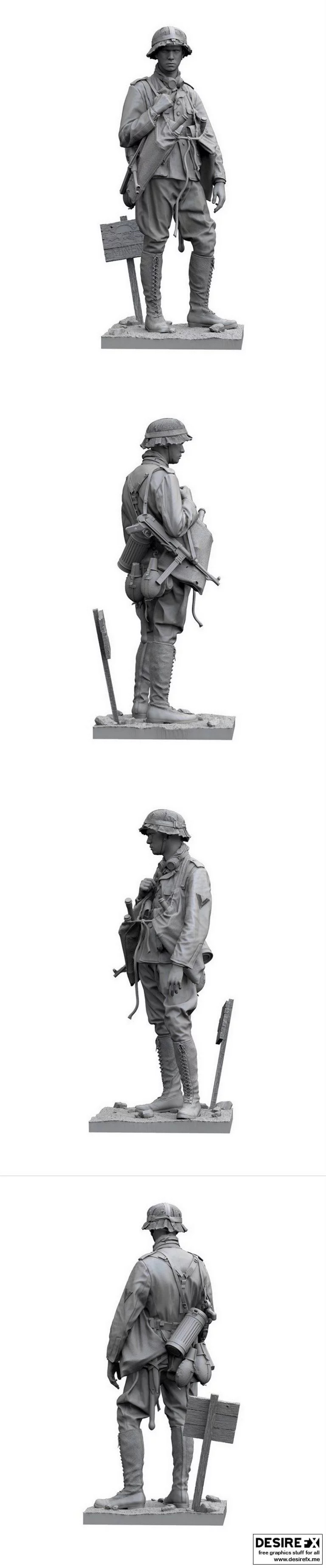 Panzer Pioneers 3D打印模型集|Panzer Pionier