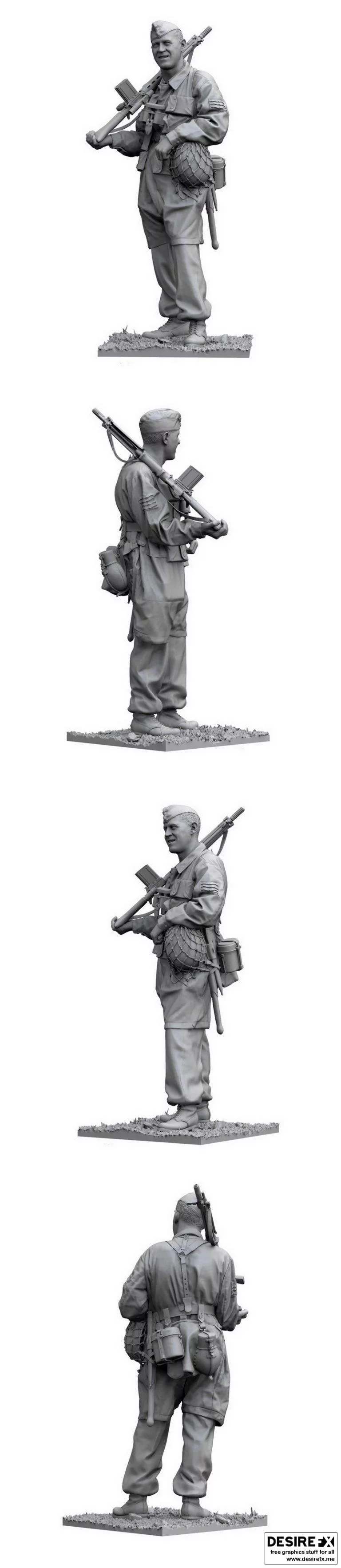 1944突击兵 3D打印模型|Fallschirmjager 1944