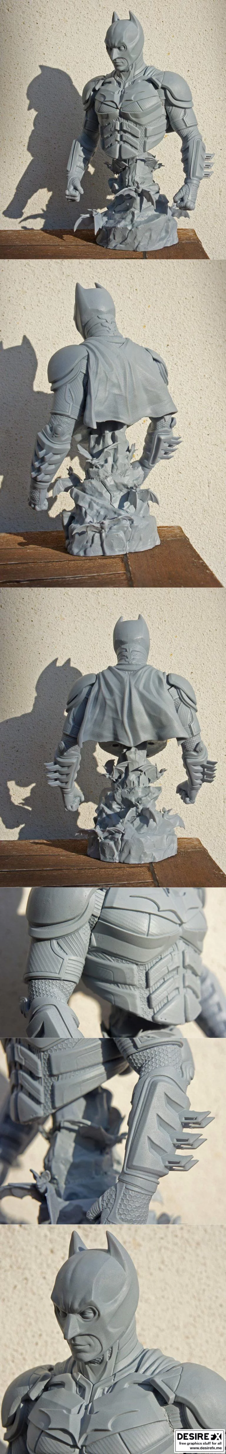 黑暗骑士雕像3D打印模型|Dark Knight Bust