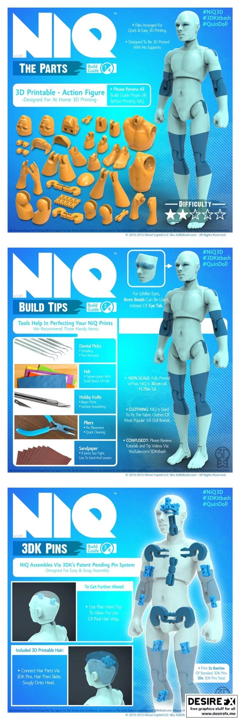 NiQ-进击的巨人-艾伦·耶格尔 3D打印模型|NiQ