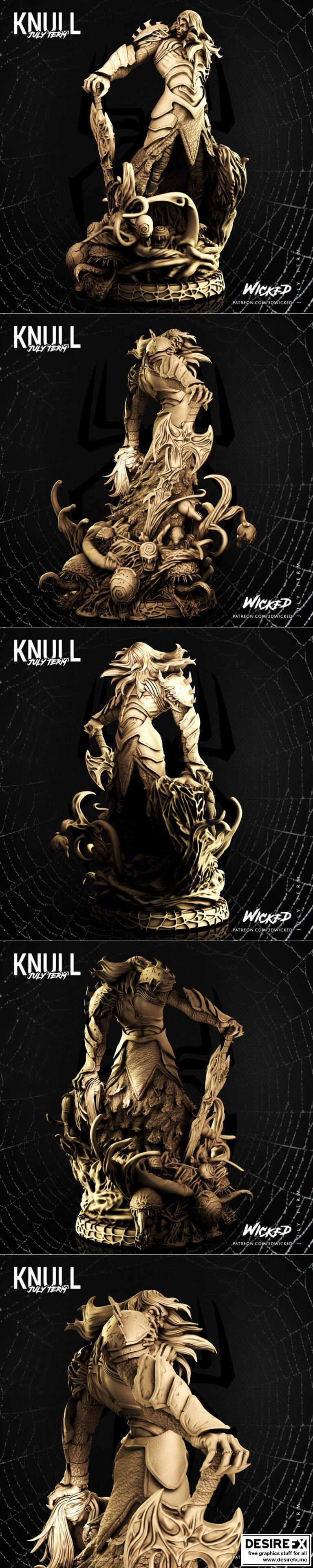 Wicked - Knull 3D打印模型|Wicked – Knull Statue