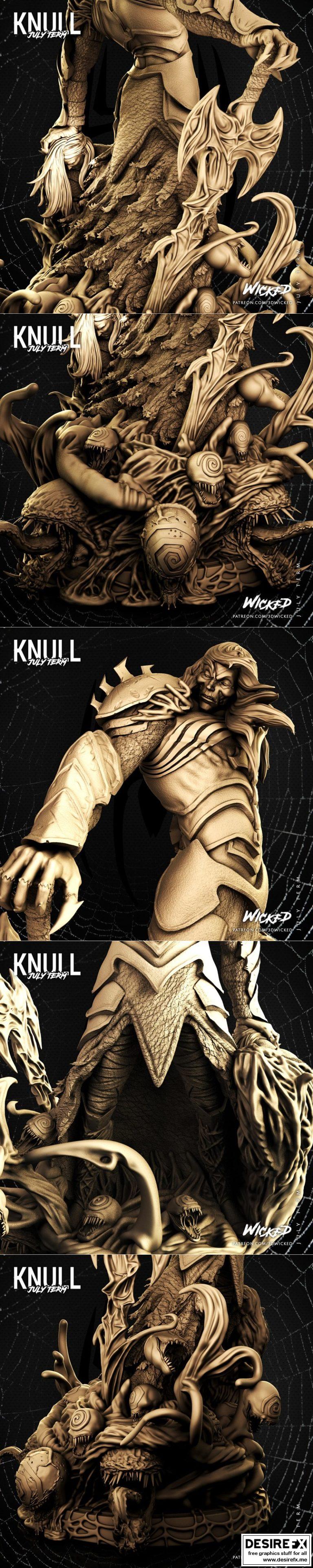 Wicked - Knull 3D打印模型|Wicked – Knull Statue