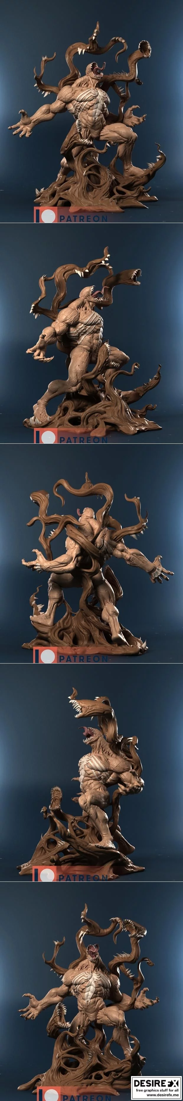 Venom 完整版 3D打印模型|Venom complete