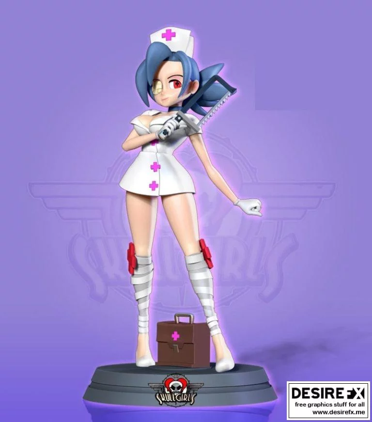 Skullgirls 菲莉亚 3D打印模型|Skullgirls Filia