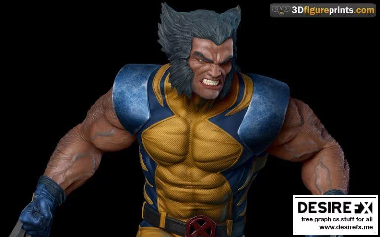 动漫《X战警》中的万磁王3D打印模型|Wolverine