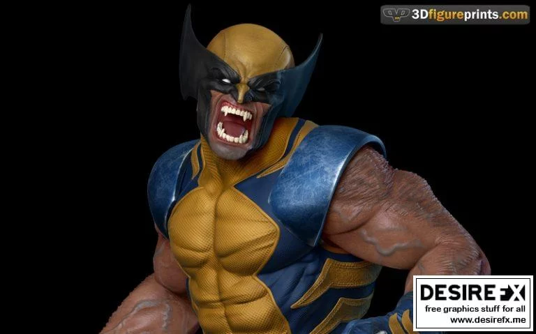 动漫《X战警》中的万磁王3D打印模型|Wolverine