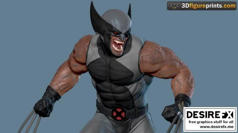 动漫《X战警》中的万磁王3D打印模型|Wolverine