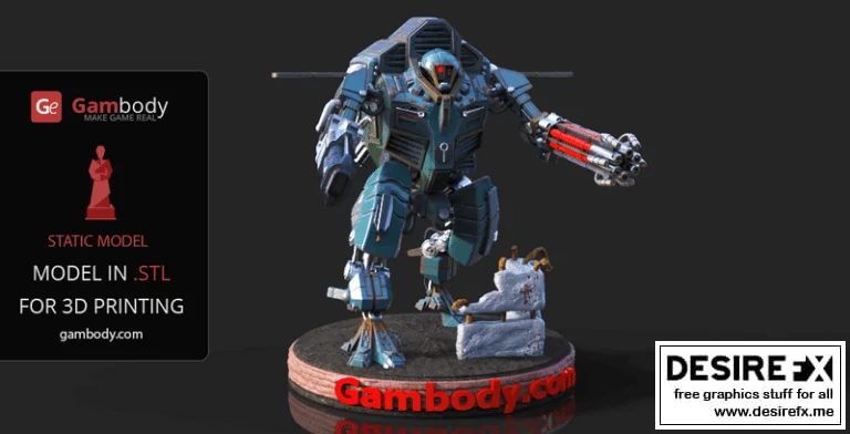 战争机器-战甲勇士-3D打印模型|War Robot