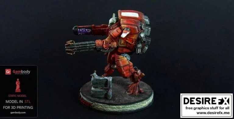 战争机器-战甲勇士-3D打印模型|War Robot