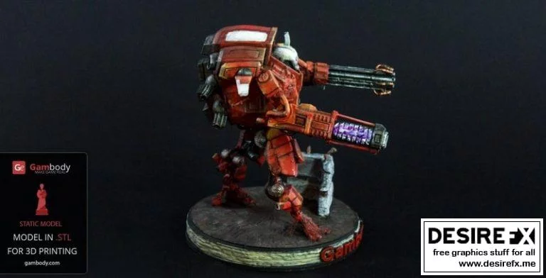 战争机器-战甲勇士-3D打印模型|War Robot