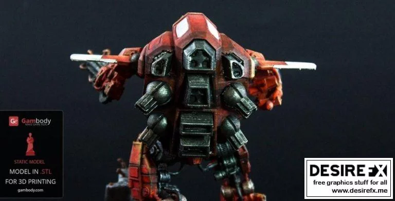 战争机器-战甲勇士-3D打印模型|War Robot