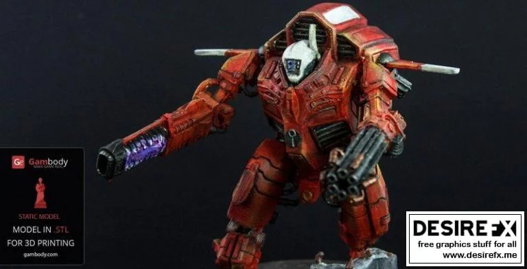 战争机器-战甲勇士-3D打印模型|War Robot