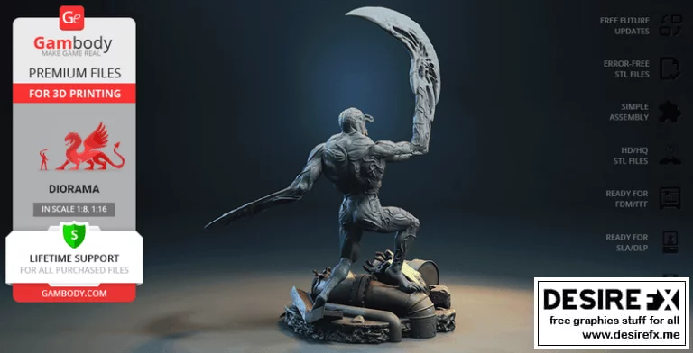 Venom对战Riot迪拉罗玛——3D打印模型展示|Venom vs Riot Diaroma – Part 2