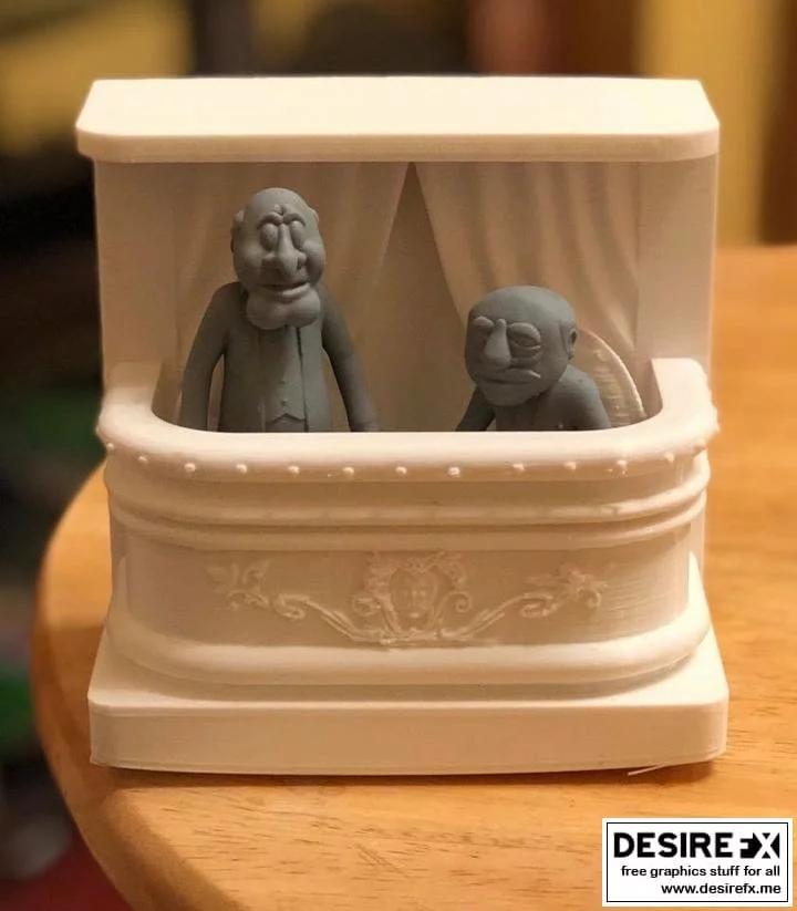 Statler & Waldorf 3D打印模型集|Statler & Waldorf