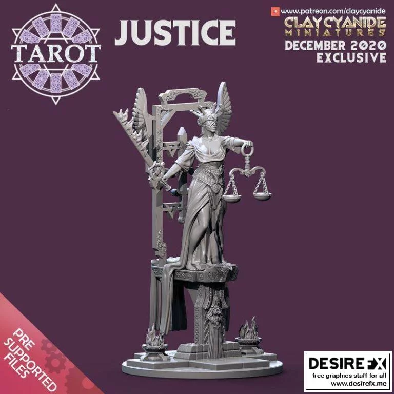 正义之影 3D打印模型集|Justice