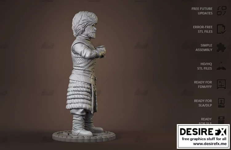 《冰与火之歌：提利昂·兰尼斯特3D打印模型》|Tyrion Lannister