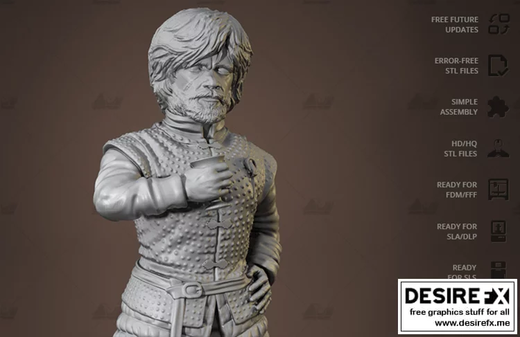 《冰与火之歌：提利昂·兰尼斯特3D打印模型》|Tyrion Lannister
