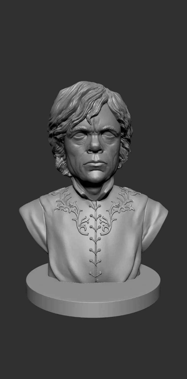 坦格利安王朝雕塑·提利昂·兰尼斯特3D打印模型|Tyrion Lannister Bust