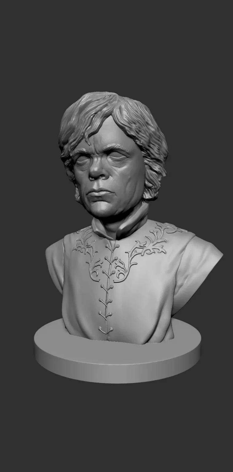 坦格利安王朝雕塑·提利昂·兰尼斯特3D打印模型|Tyrion Lannister Bust