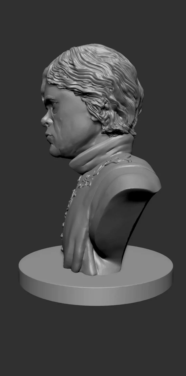 坦格利安王朝雕塑·提利昂·兰尼斯特3D打印模型|Tyrion Lannister Bust
