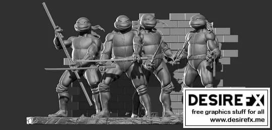 3D打印模型：变形金刚系列-钢铁侠|Teenage Mutant Ninja Turtles 2018