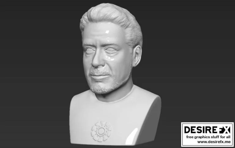 钢铁侠3D打印模型|Tony Stark Bust
