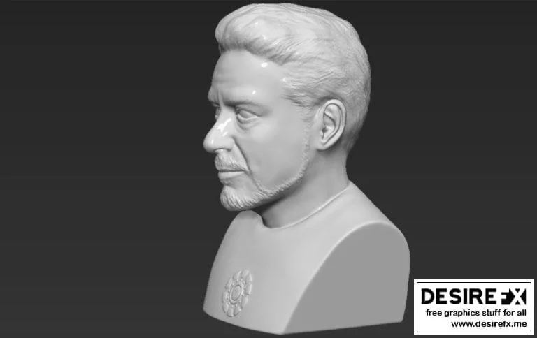 钢铁侠3D打印模型|Tony Stark Bust