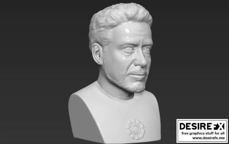 钢铁侠3D打印模型|Tony Stark Bust