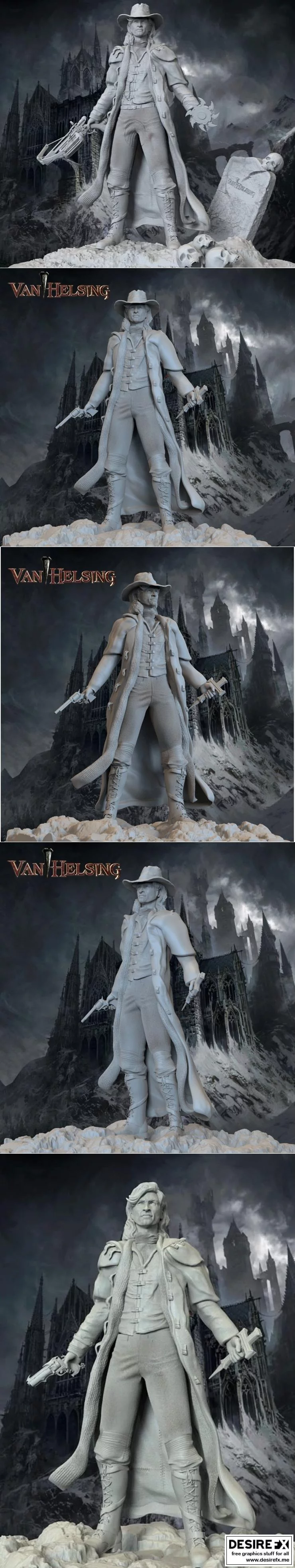 Van Helsing 3D打印模型|Van Helsing