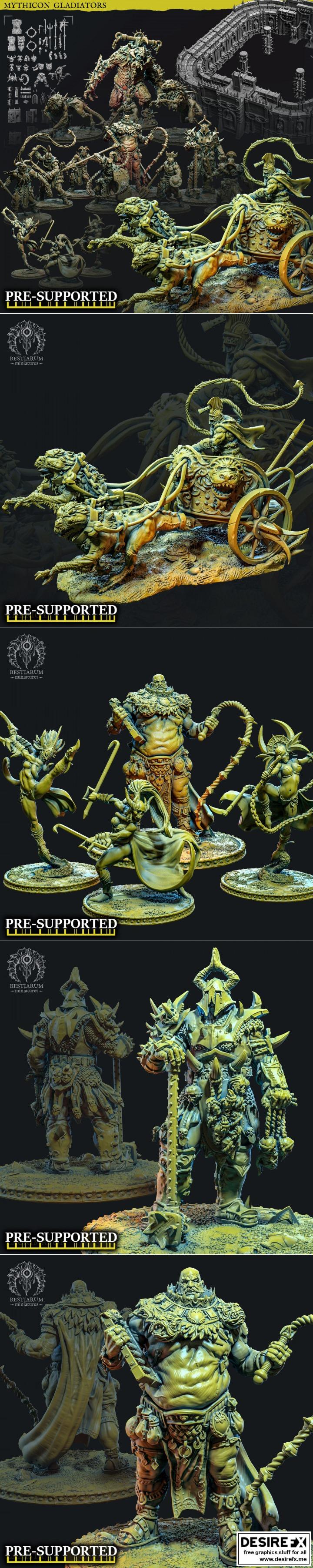 神话之刃 斩裂者 3D打印模型|Mythicon Gladiator