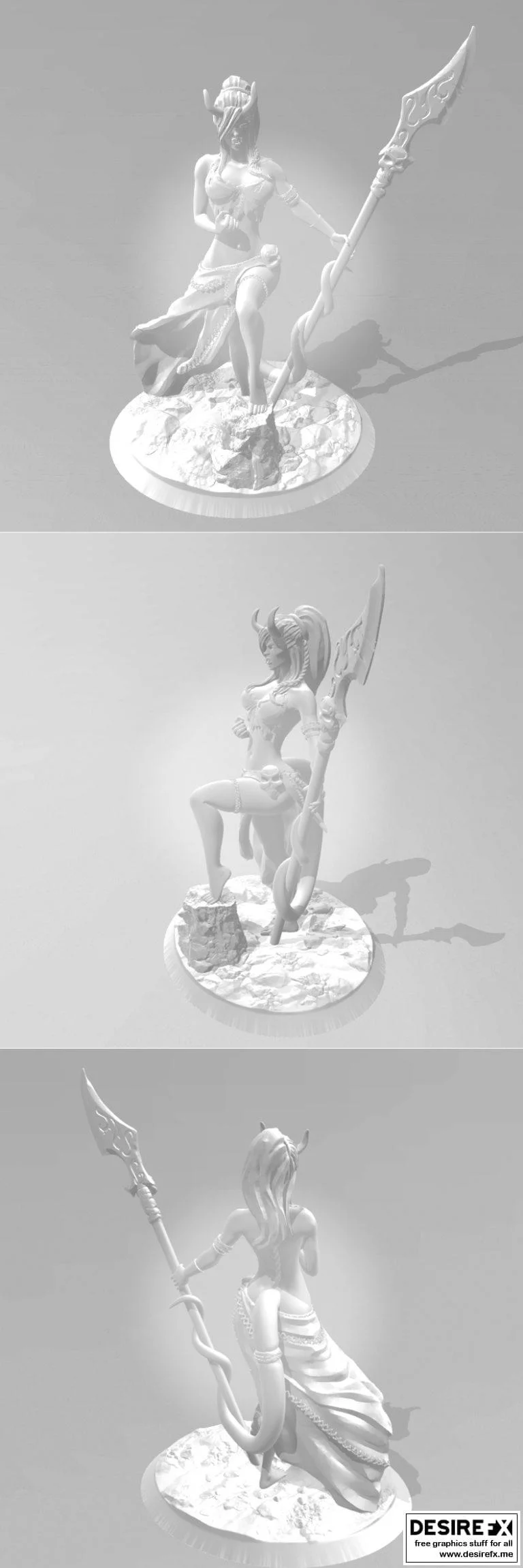 Celestria：动漫角色3D打印模型集|Celestria