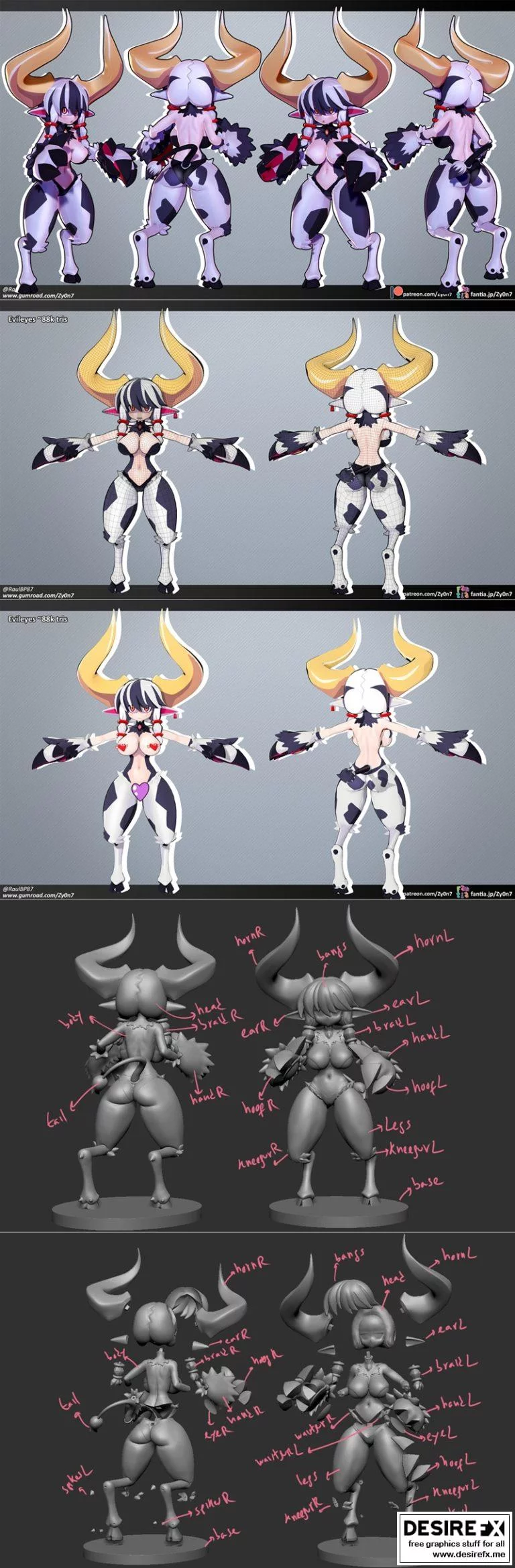 恶眼之瞳 3D打印模型|Evileyes