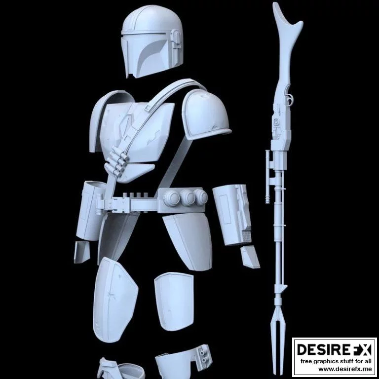 绝地武士贝卡尔装甲|Mandalorian Beskar Armor